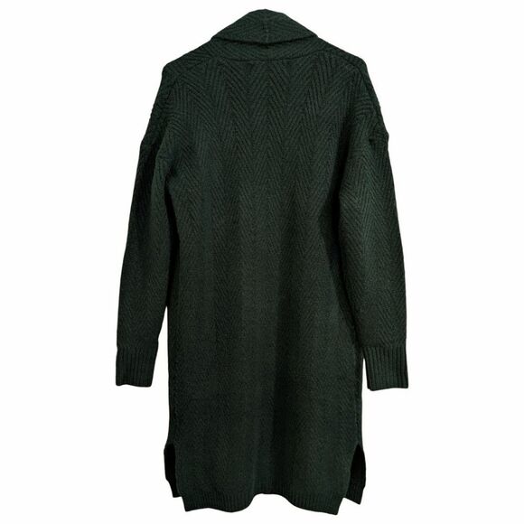 Pink Martini Scarlett Cardi Open Front Duster Cardigan - Dark Green - XXS - NWT - Picture 6 of 11